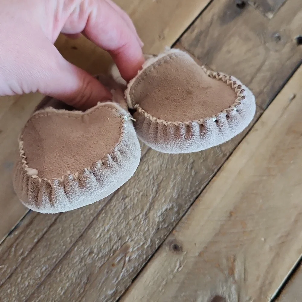 Rising star 3-6 month moccasins.